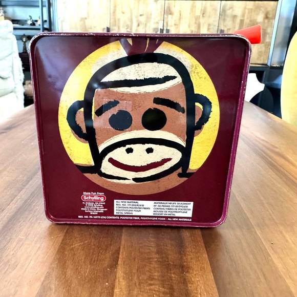 Sock Monkey Jack in the Box - Picture 8 of 9